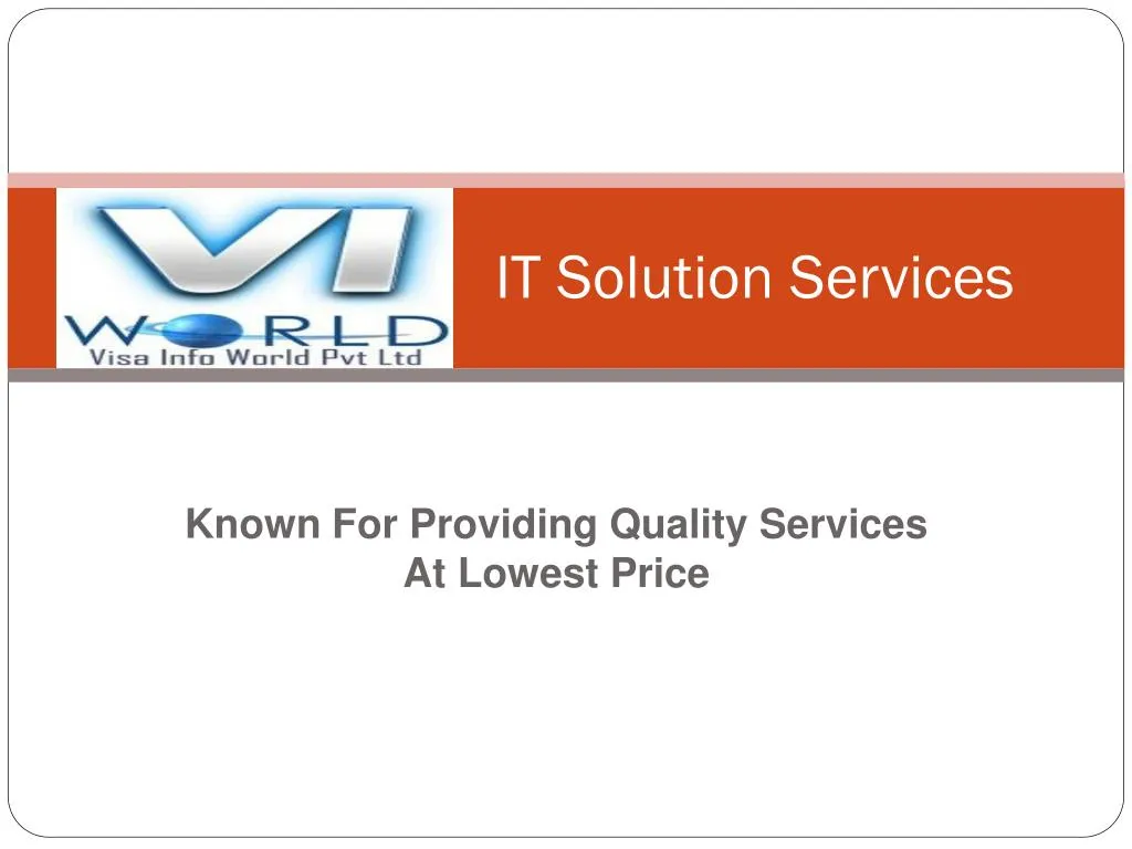 it solution services