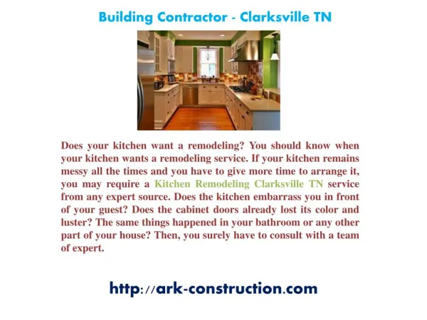 Building Contractor - Clarksville TN, Home Additions Clarksville TN