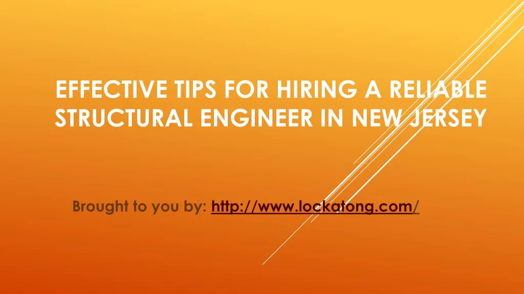 effective tips for hiring a reliable structural engineer in new jersey