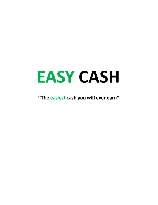 Earn 240$ Per Day Very Easily - Easy Cash