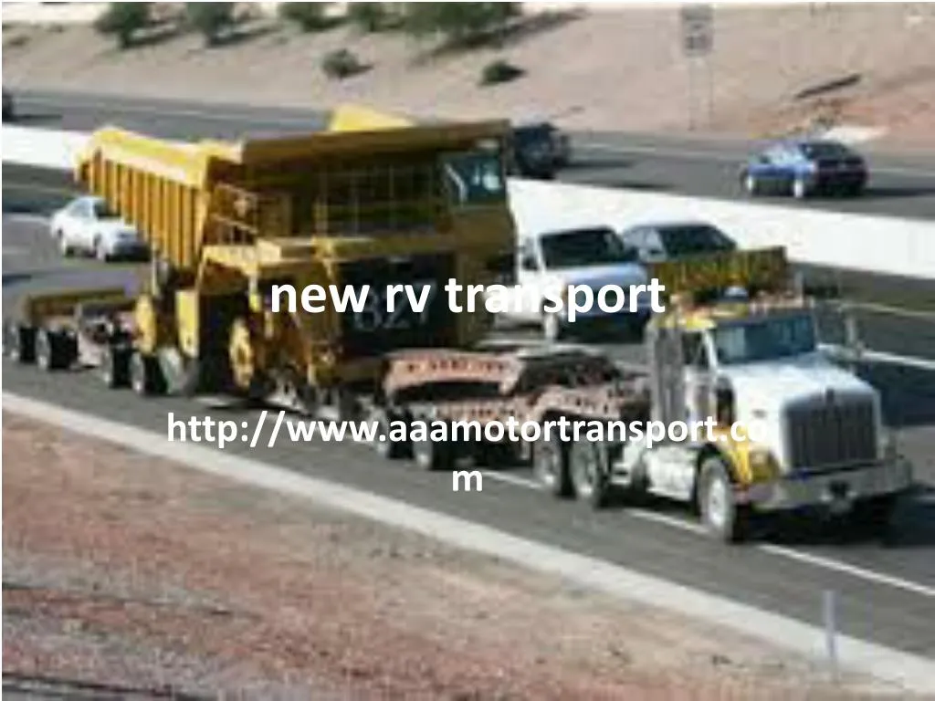 new rv transport