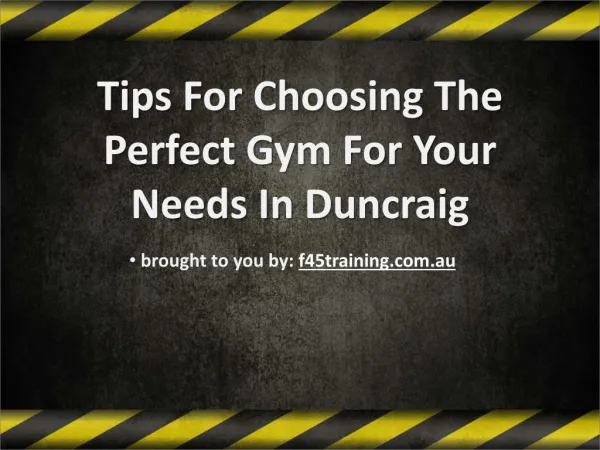 Tips For Choosing The Perfect Gym For Your Needs In Duncraig