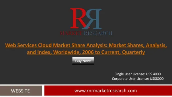 Web Services Cloud Market Global Analysis and Forecasts Report
