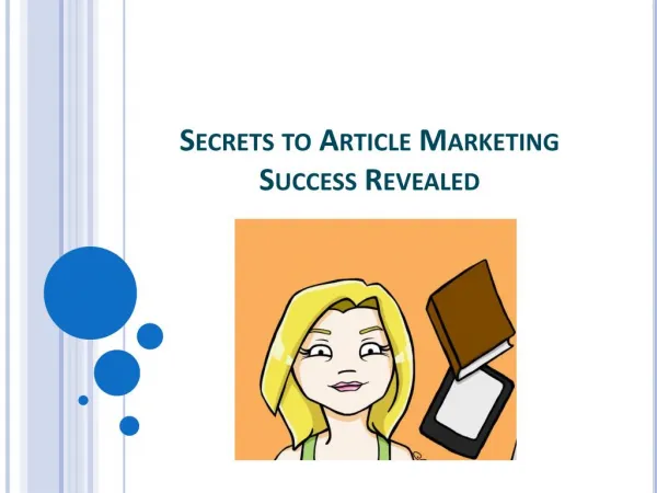 Secrets to Article Marketing Success Revealed
