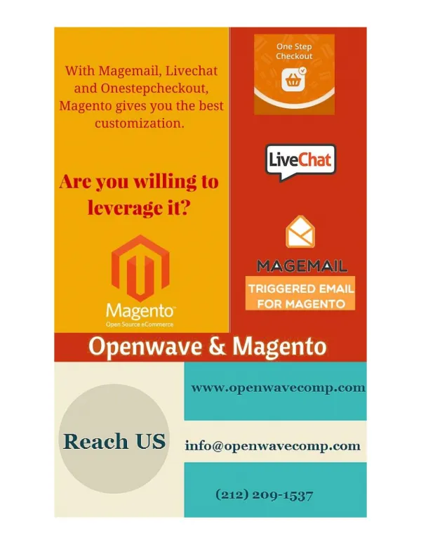 Why you Need to Choose Openwave for Magento Development
