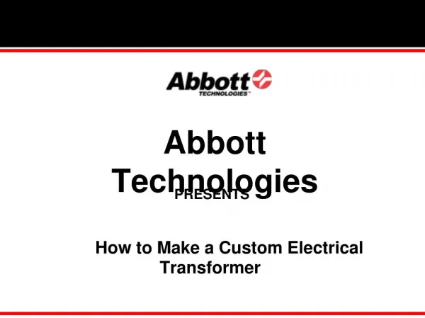 How to Make a Custom Electrical Transformer