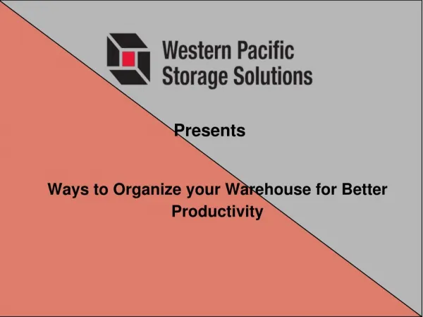 7 Ways to Organize Your Warehouse for Better Productivity