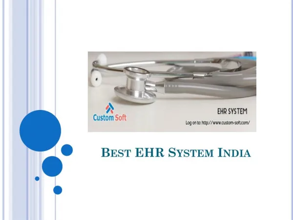 EHR Software Product India