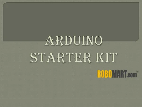 Where to buy Arduino Starter Kit by Robomart
