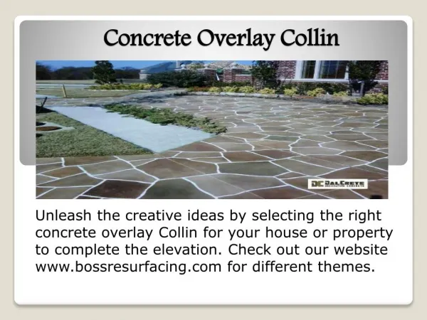 concrete overlay Collin