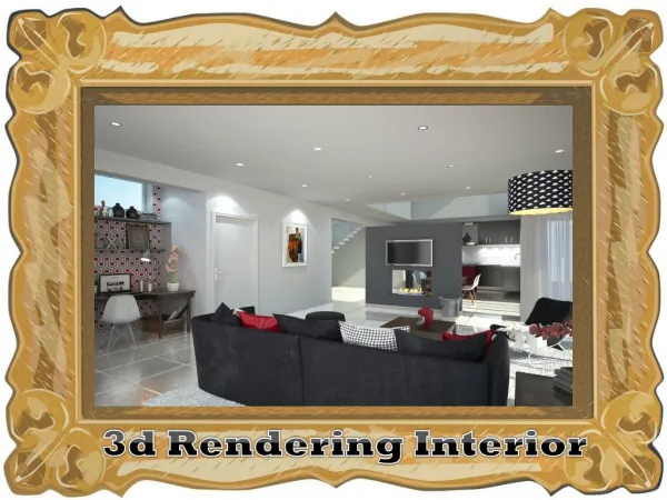 3d rendering interior