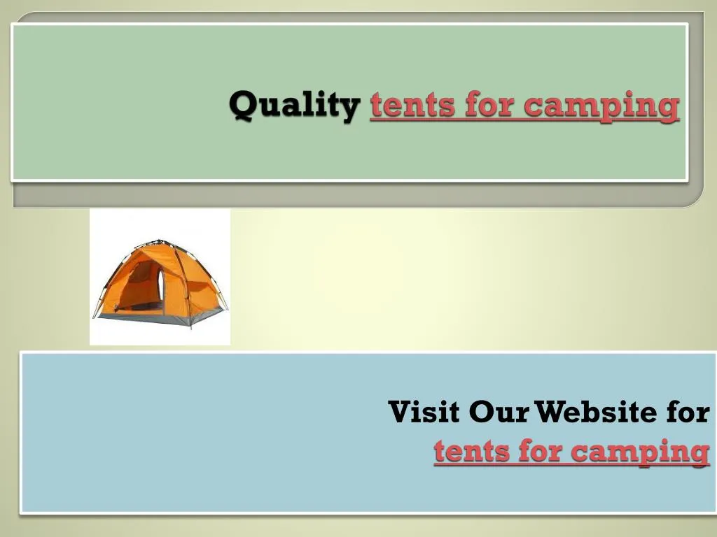 visit our website for tents for camping