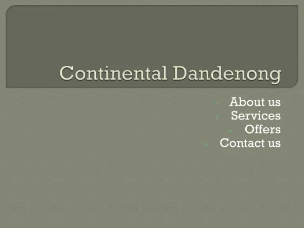 Continental Tyres Dandenong