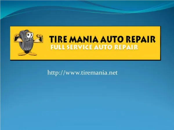 Tire Mania Auto Repair Tampa