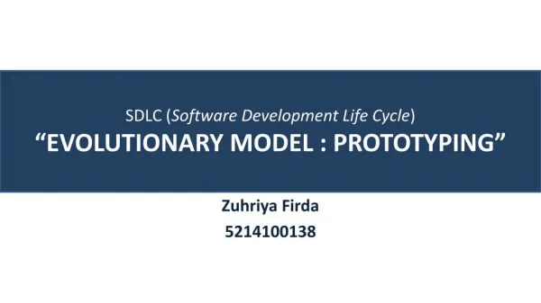 SDLC Prototyping