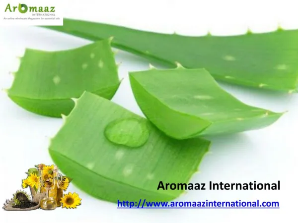Buy Online Natural Essential Oil @ Aromaazinternational.com
