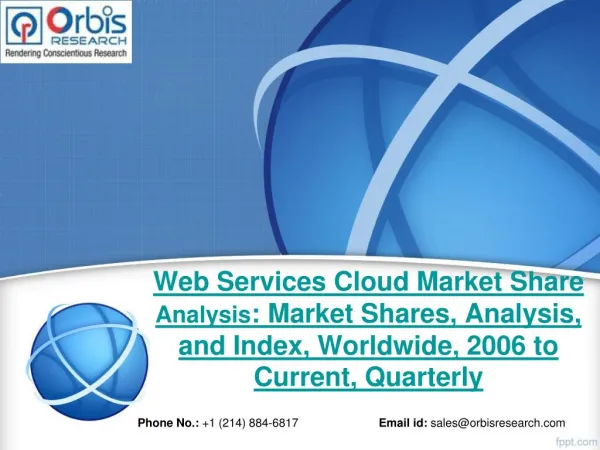 Web Services Cloud Market 2015 Research Report