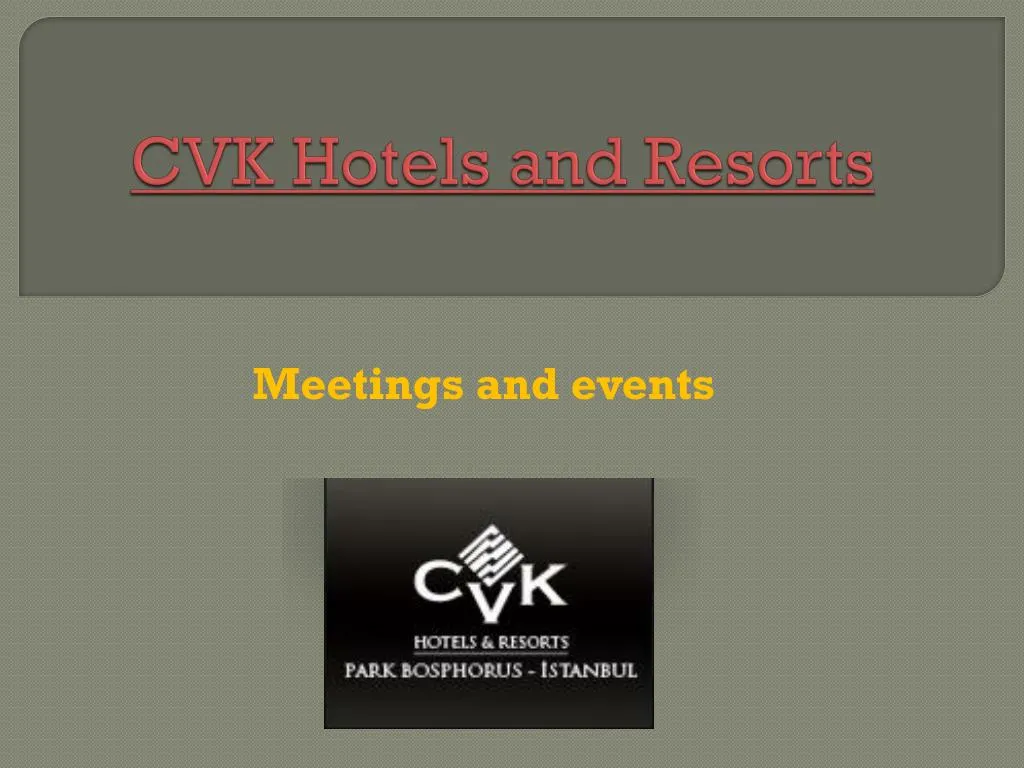 cvk hotels and resorts