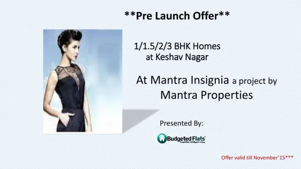 Pre Launch Offer in Keshav Nagar pune