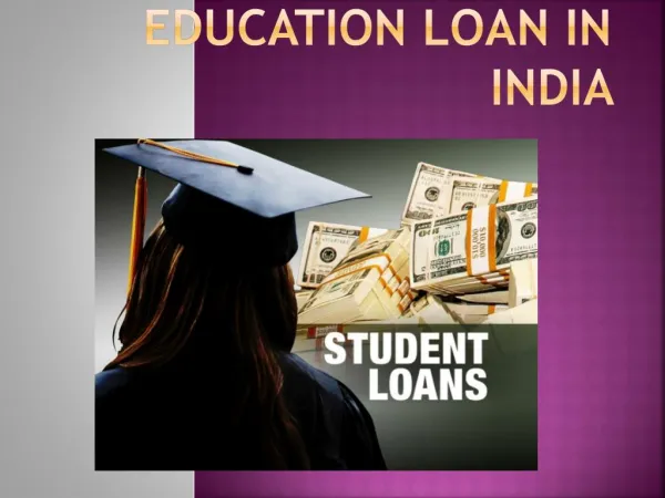 Education Loan in India