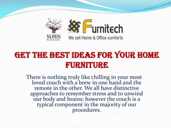 Get the Best Ideas for Your Home Furniture
