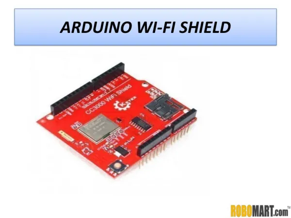Buy Arduino Wi-Fi Shield by ROBOMART