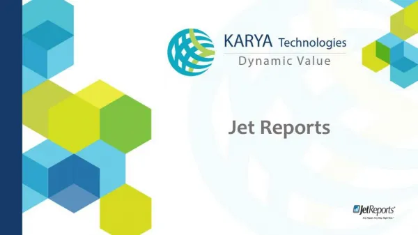 KARYA Technologies Partners with Jet Reports to Provide Reporting Solutions