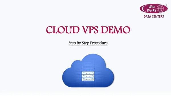 How to manage WebWerks Cloud VPS ?