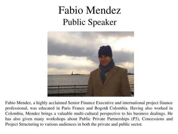 Fabio Mendez Public Speaker