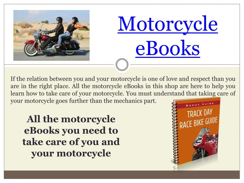 motorcycle ebooks