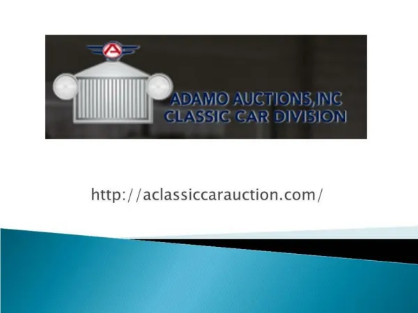 A Classic Car Auction