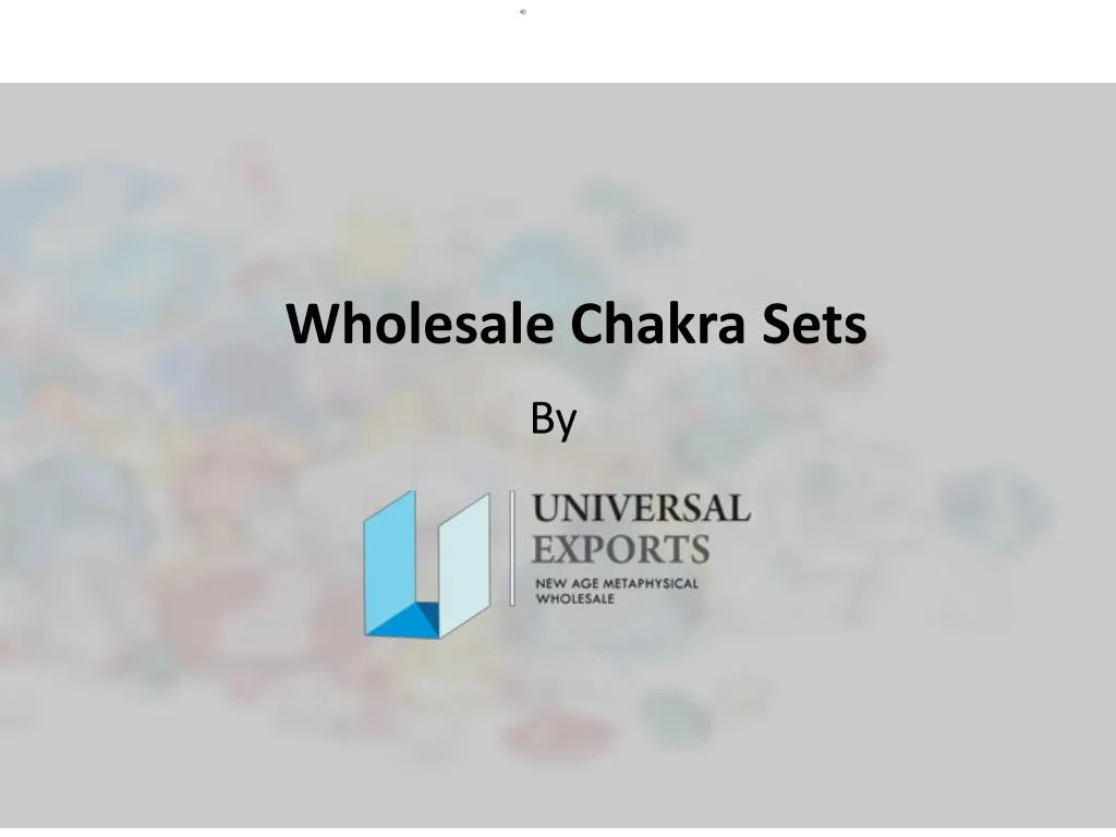 wholesale chakra sets