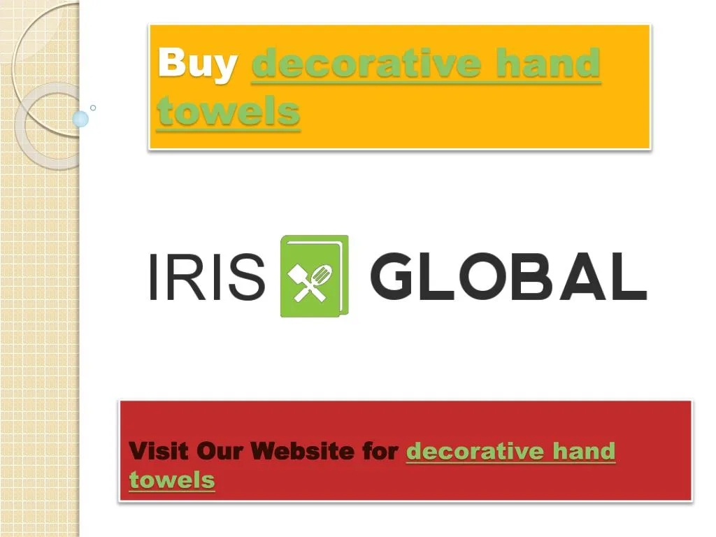 visit our website for decorative hand towels