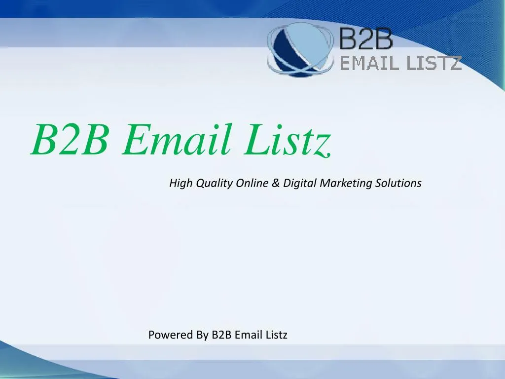 b2b email listz