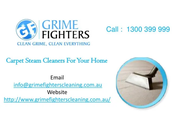 Carpet Steam and Upholstery Cleaning in Melbourne