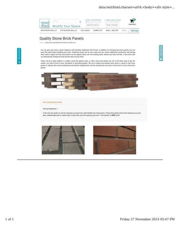 Use faux brick panels to give your home a beautiful traditional look