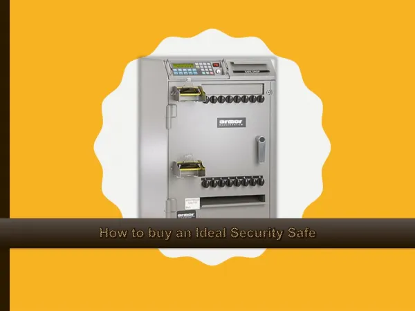 How to buy an Ideal Security Safe