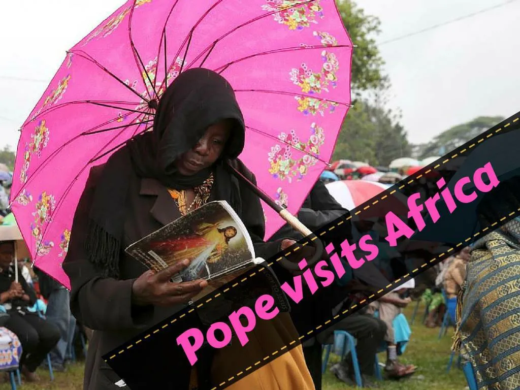 pope visits africa