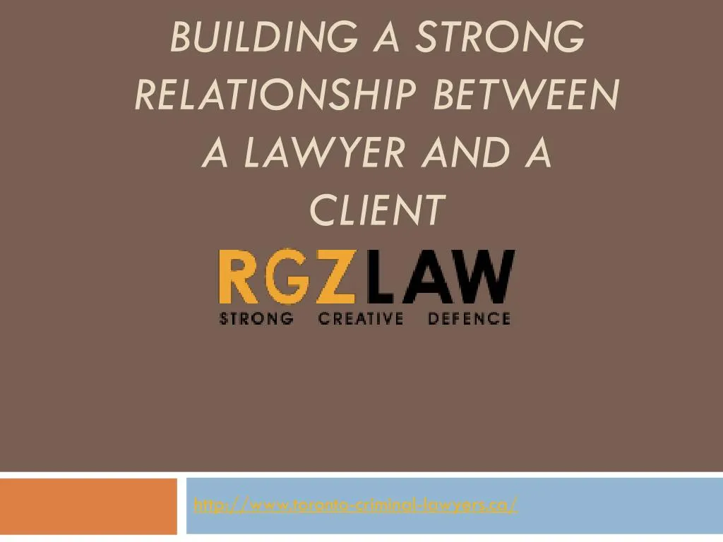 building a strong relationship between a lawyer and a client