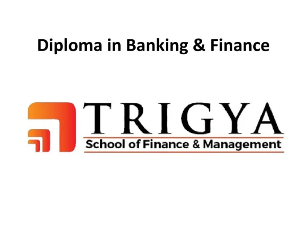 Trigya School Of Finance & Management