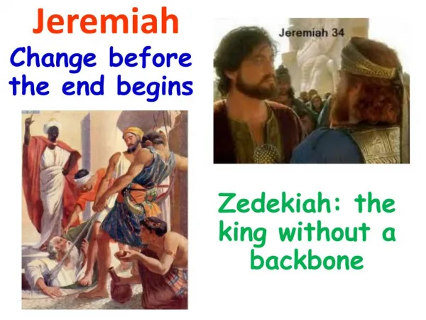 Jeremiah & Zedekiah