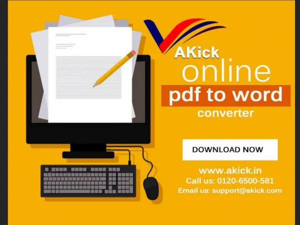 Download PDF To Word Converter Tool - Akick