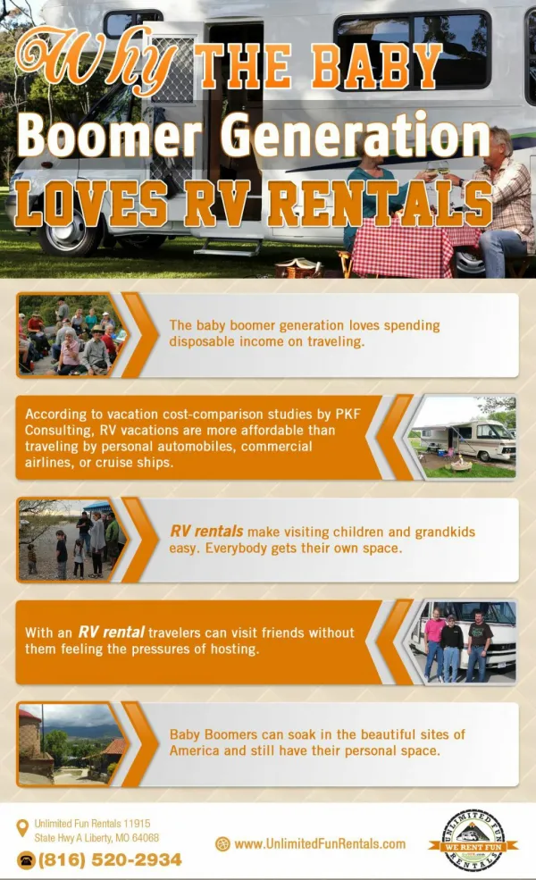 Baby Boomers Love To Travel, And RV Rentals Are Top Choice