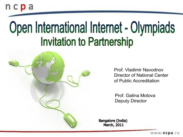 Open International Internet - Olympiads