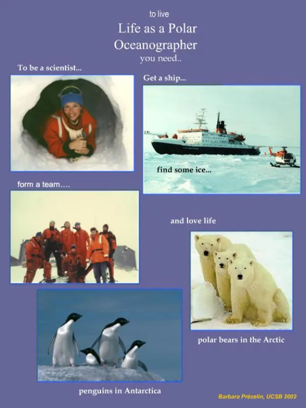 To live Life as a Polar Oceanographer you need..