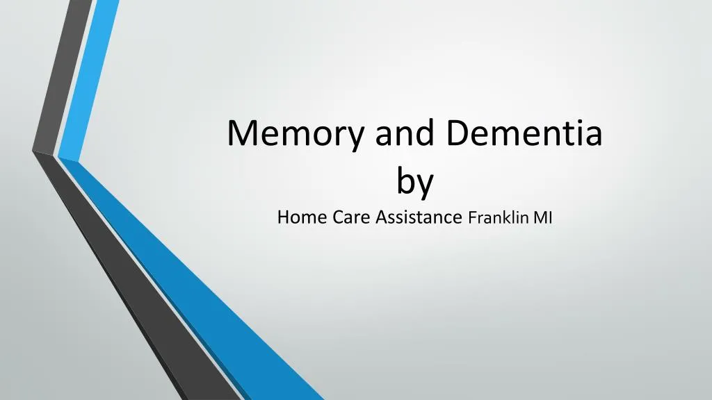 memory and dementia by home care assistance franklin mi