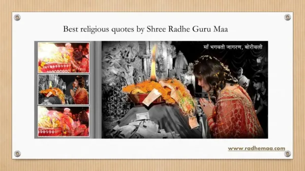 Best religious quotes by Shree Radhe Guru Maa