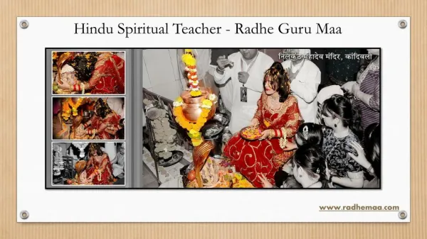Hindu Spiritual Teacher - Radhe Guru Maa