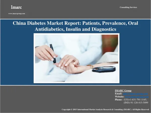 China Diabetes Market Outlook 2015-2020