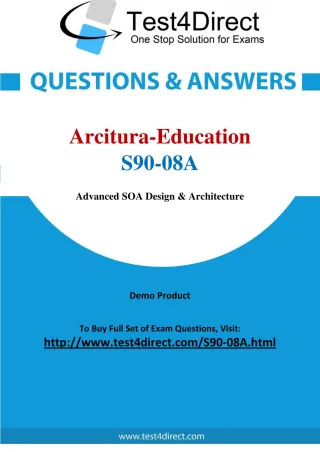 Arcitura Education S90-08A Exam Questions - slide 1
